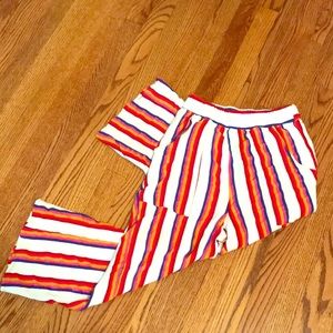 Free People Rainbow Capris